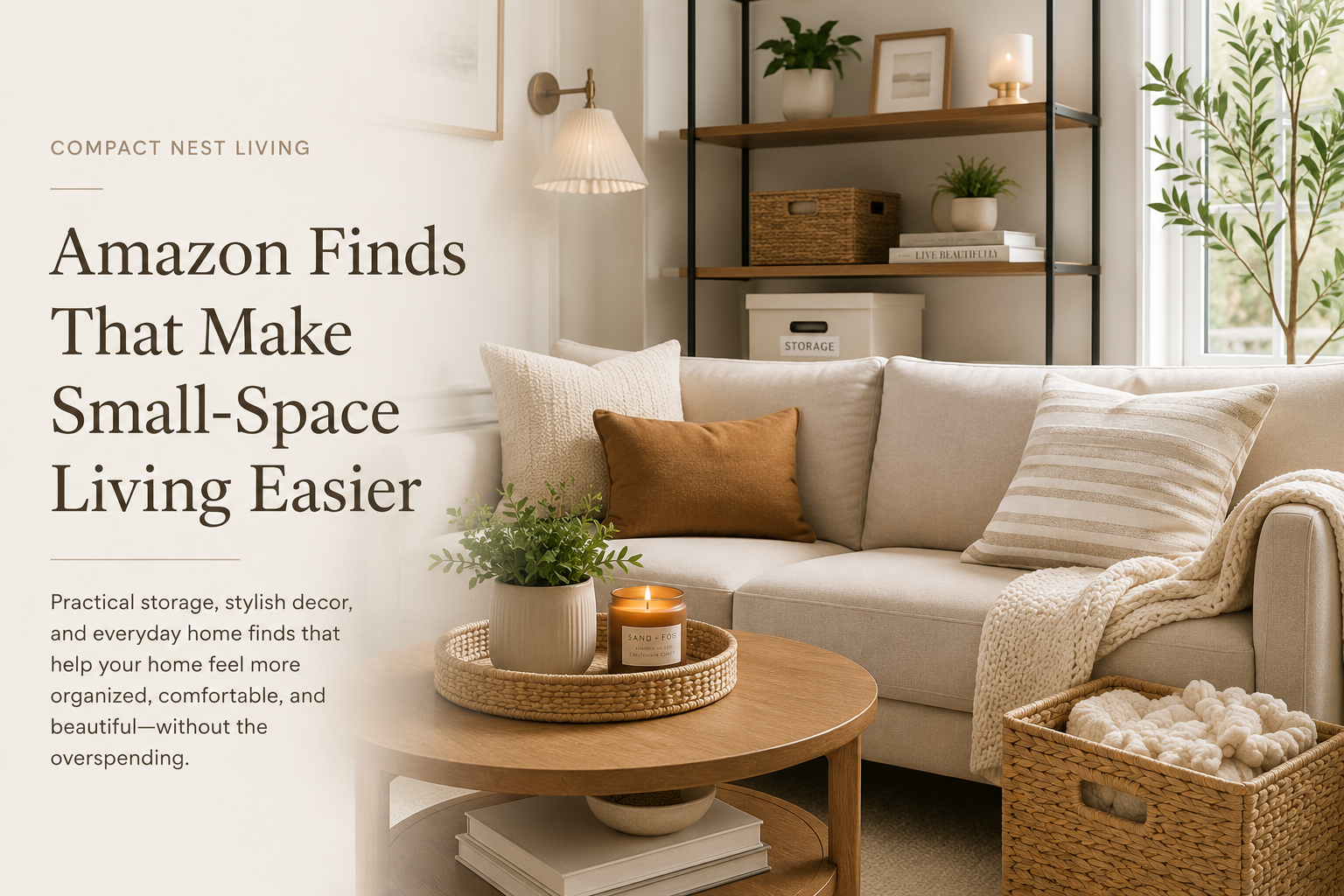 Amazon home finds that make small-space living easier