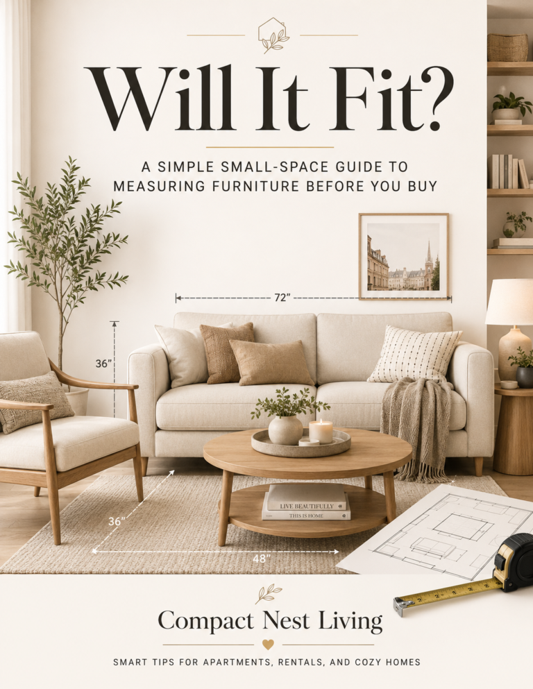 Will It Fit? How to Measure Furniture for a Small Apartment Before You Buy