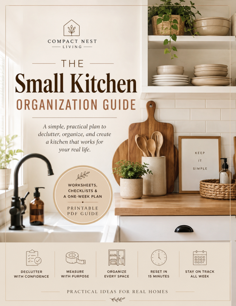 Free Small Kitchen Organization Guide: A Printable Plan for Maximizing Your Space