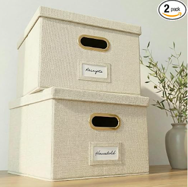 Foldable fabric storage boxes for flexible apartment organization