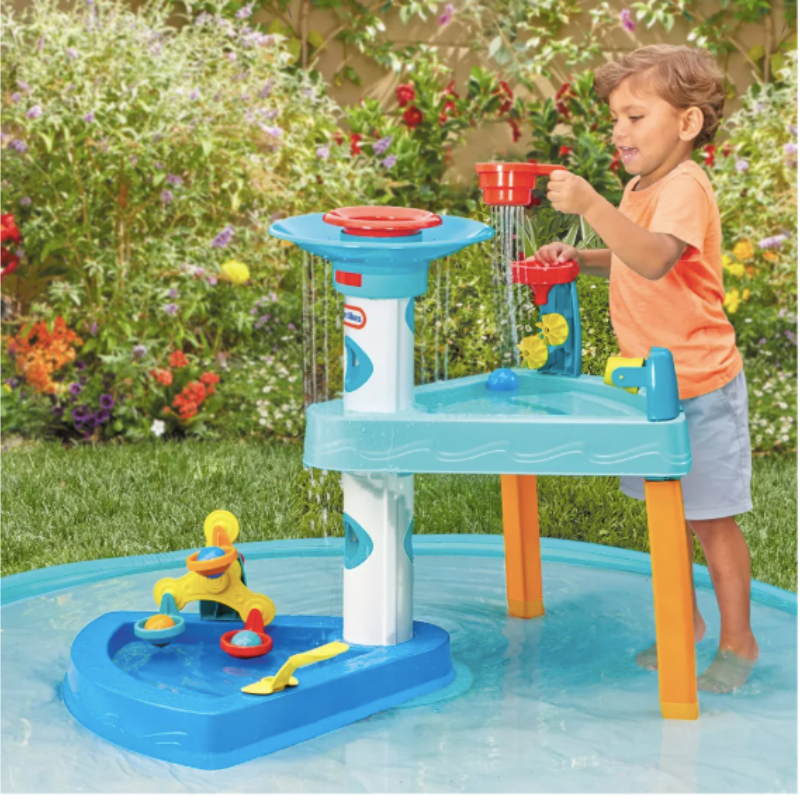 The Grow-With-Me Water Table for splashy toddler patio days