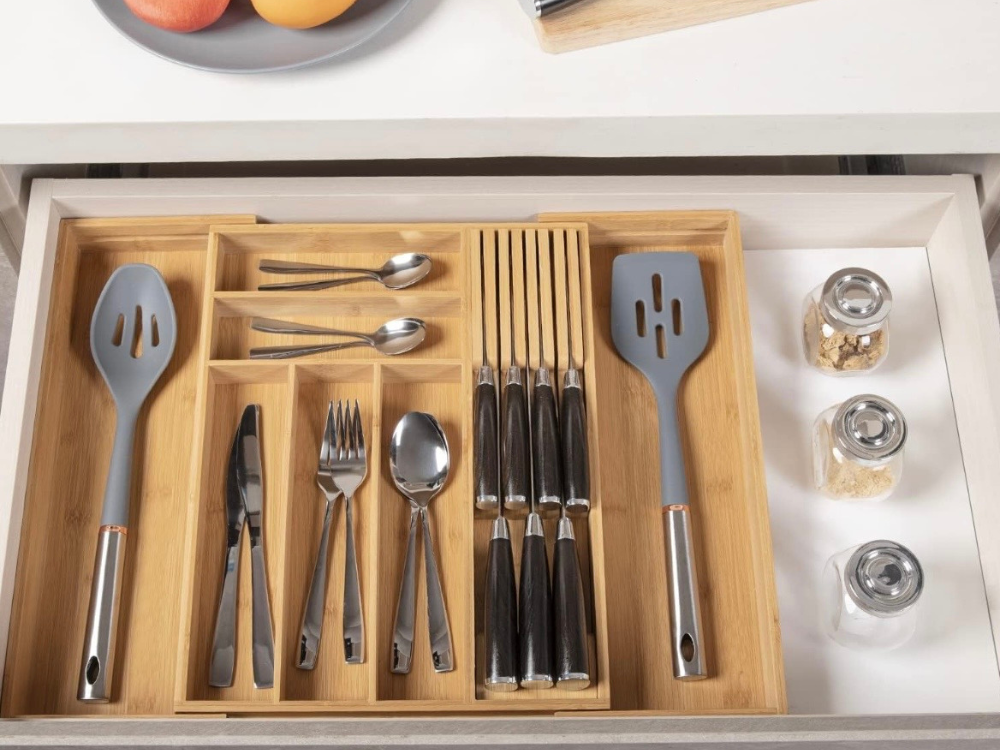 drawer dividers for utensils and small kitchen tools