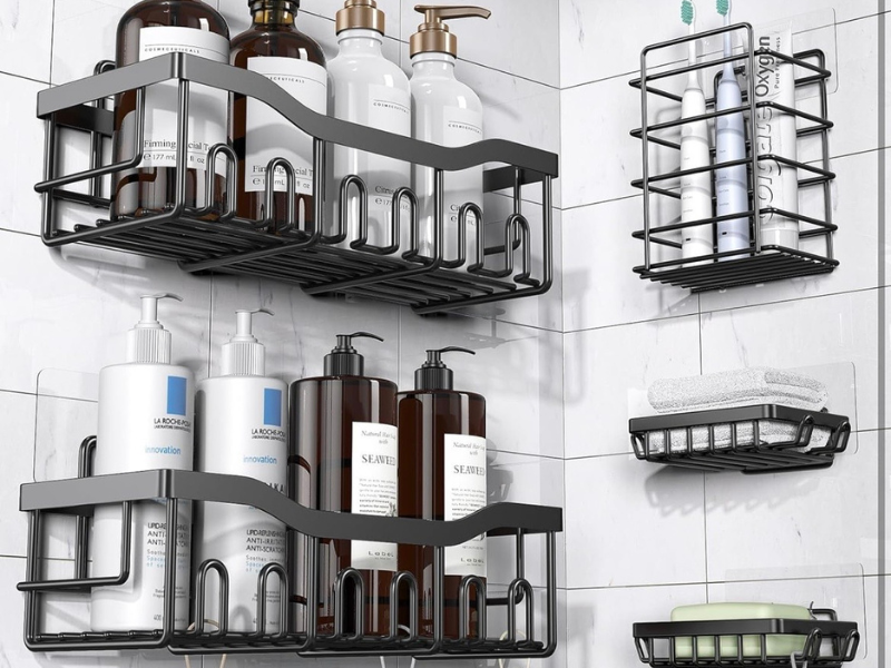 Shower caddy bathroom organization