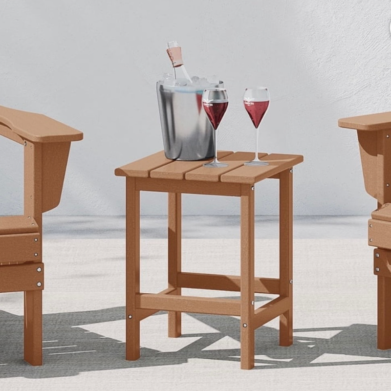 small outdoor side table